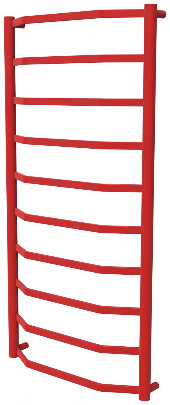 

Красная сушка для полотенец Luxe 10 RAL3020 лесенка 1050x532, red