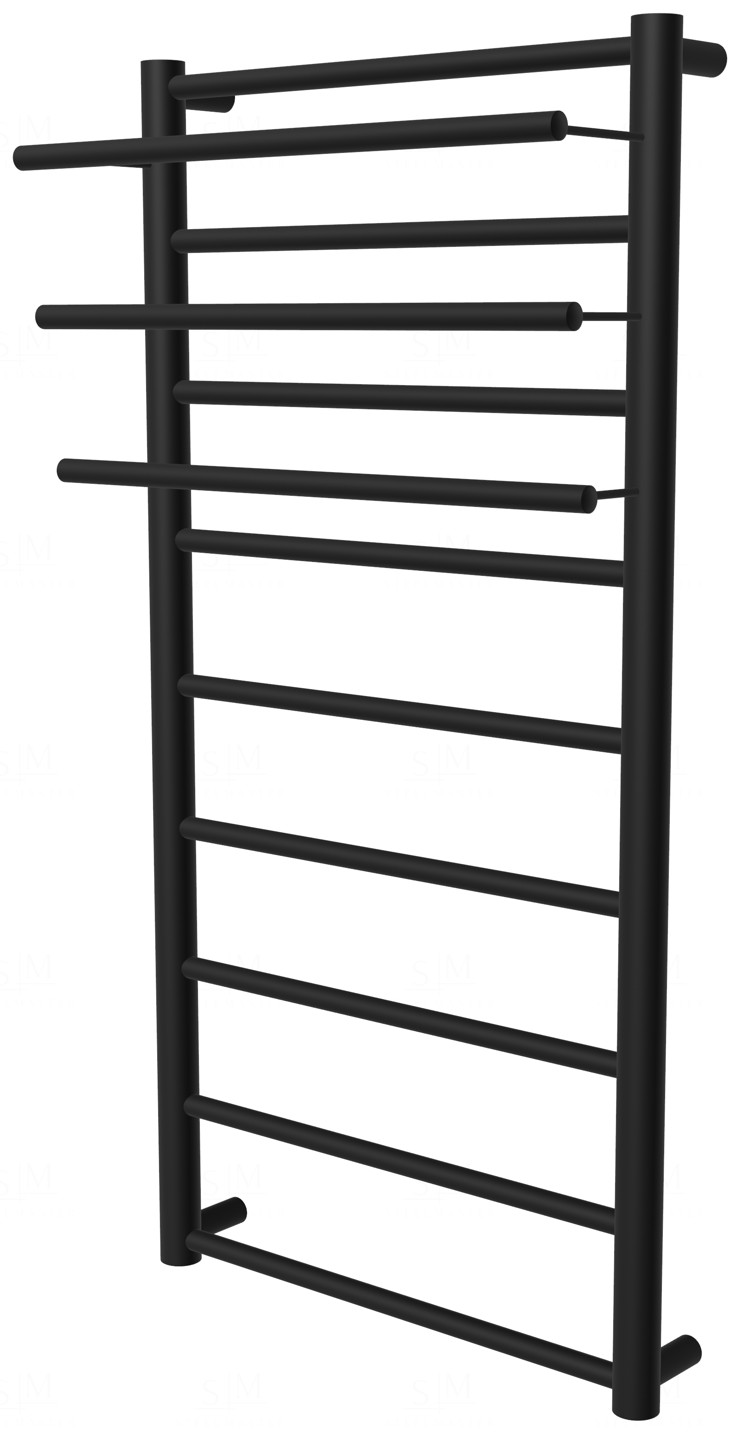 

Полотенцесушитель Elegant 9 черная RAL9005 лесенка 950x432, black