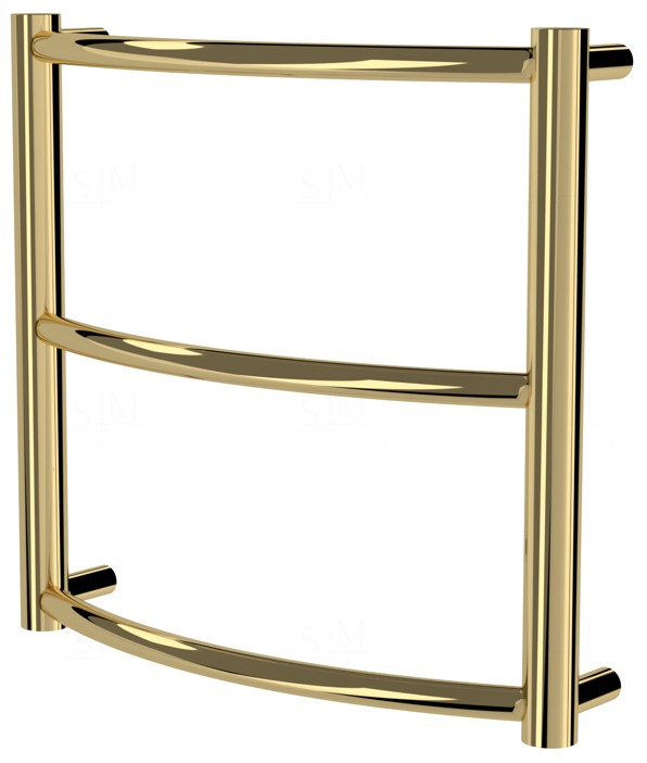 

Золотая сушилка для полотенец Classic 3 лесенка 400x432, gold