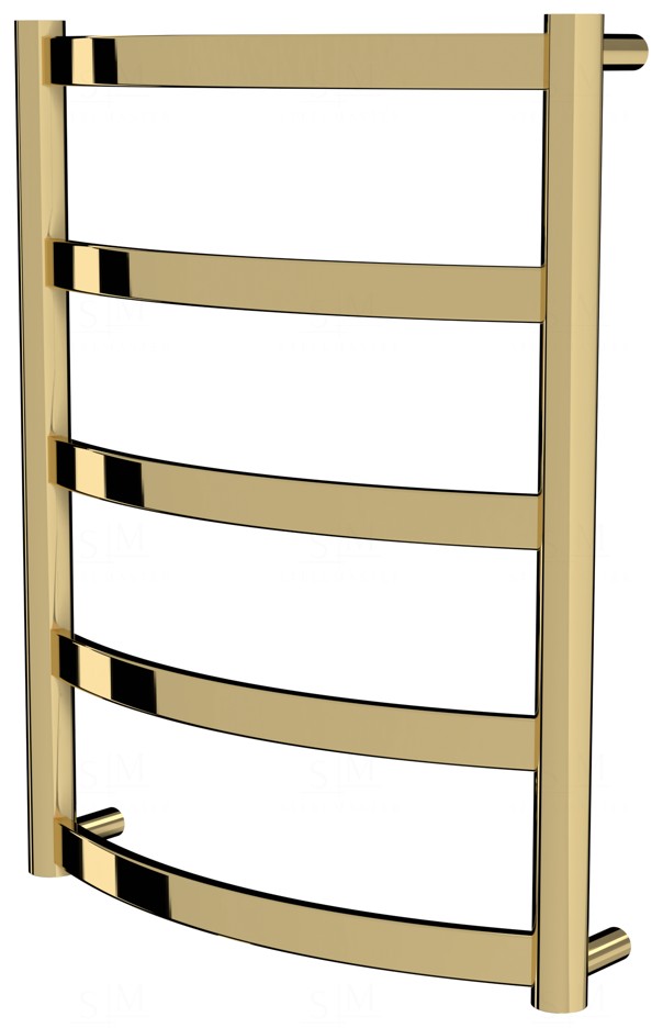 

Полотенцесушитель Maxima 5 золото лесенка 550x432, gold