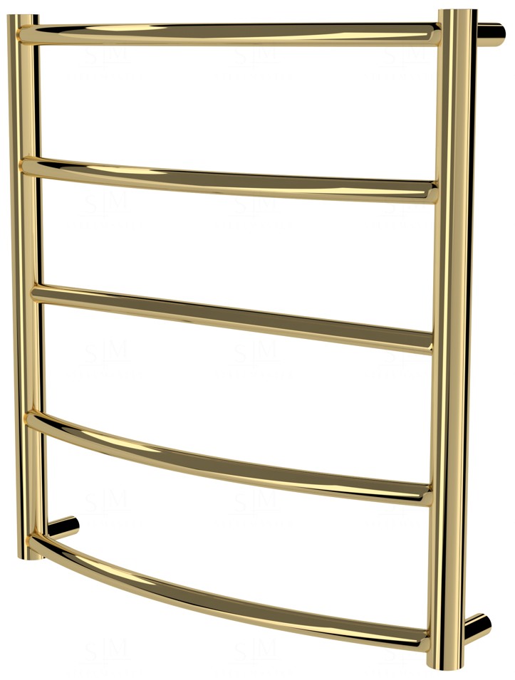 

Золотая сушилка для полотенец Classic 5 лесенка 550x532, gold