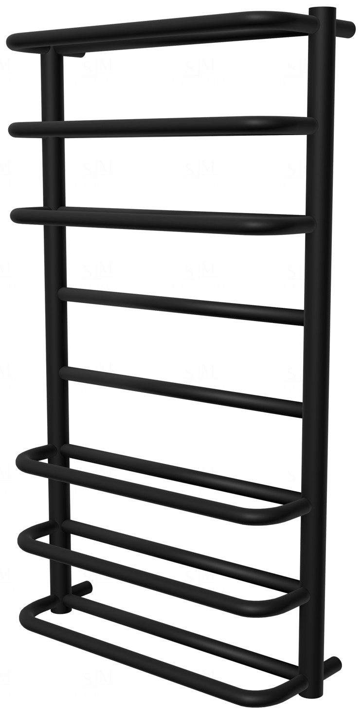 

Черная сушилка для полотенец Comfort 8 RAL9005 лесенка 850x482, black