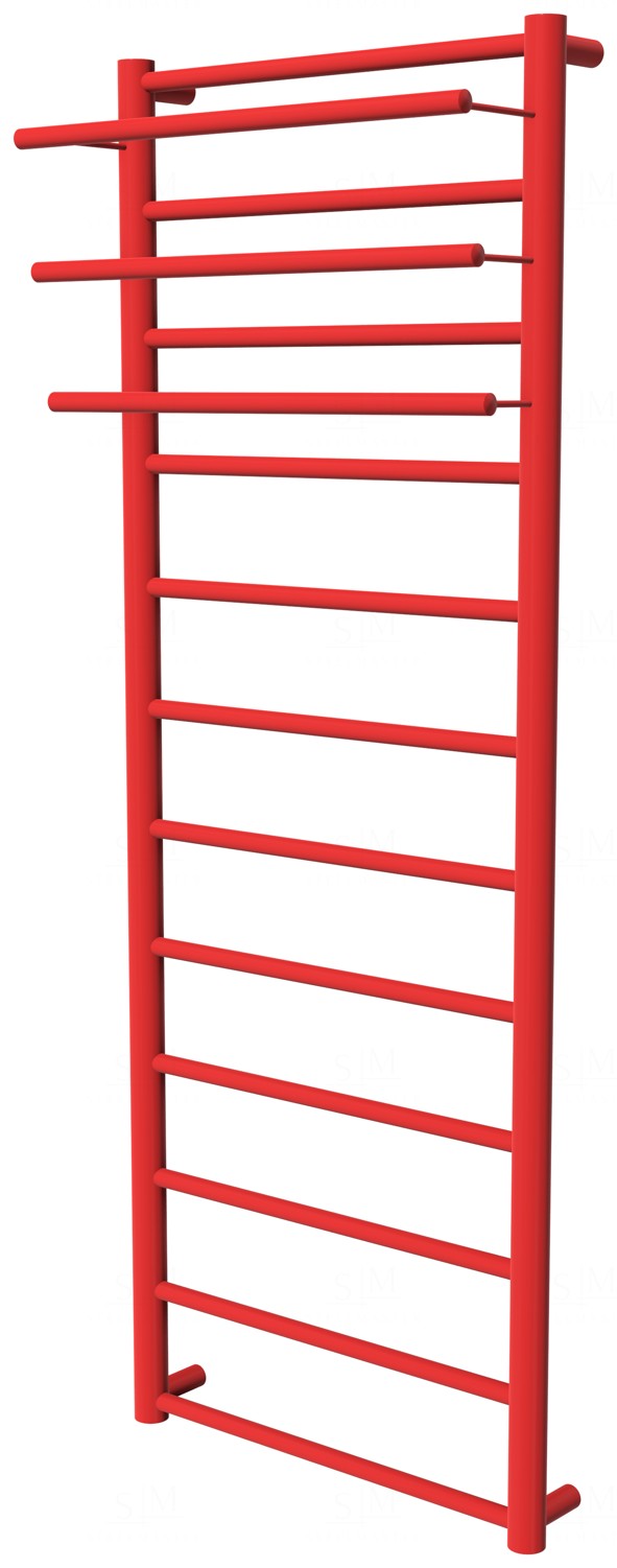 

Сушилка для полотенец Elegant 12 красная RAL3020 лесенка 1250x432, red