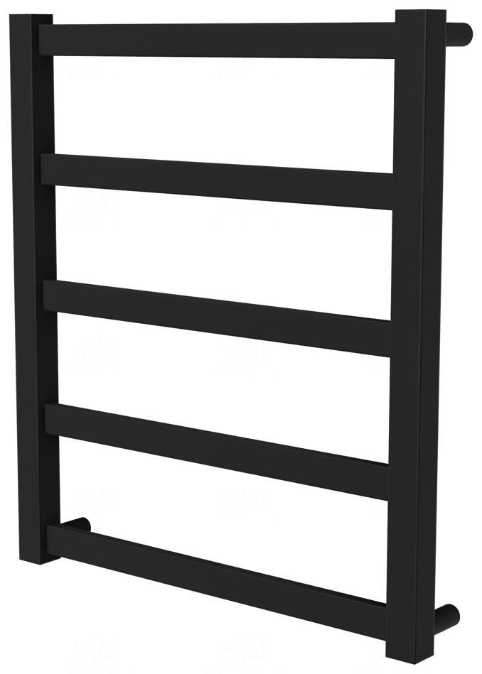 

Черная полотенцесушилка Extra 5 RAL9005 лесенка 550x480, black