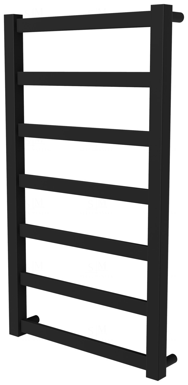 

Черная полотенцесушилка Extra 7 RAL9005 лесенка 750x430, black