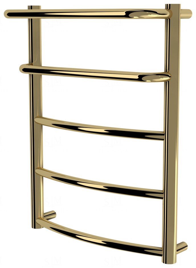 

Сушилка для полотенец Grosse 5 золото лесенка 550x432, gold