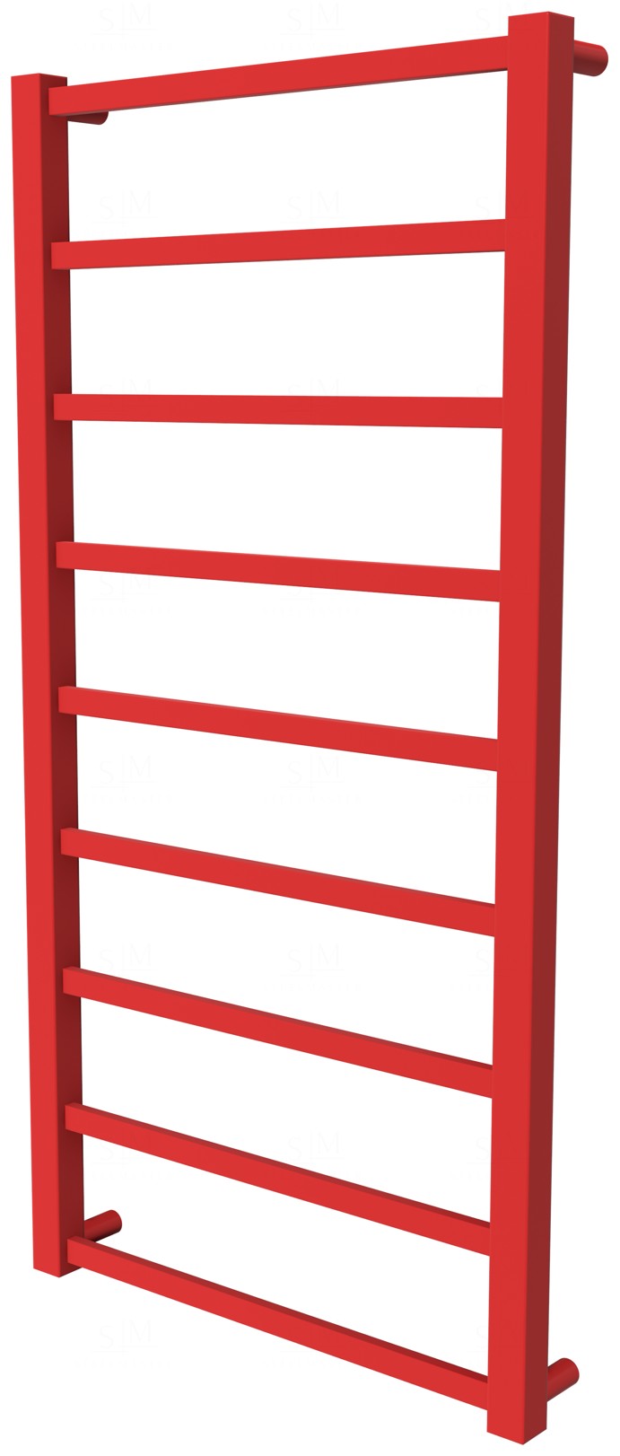 

Сушилка для полотенец Quatro 9 красная RAL3020 лесенка 950x480, red