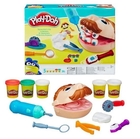 

Набор теста для лепки стоматолог Мистер Зубастик Play Doh 1525