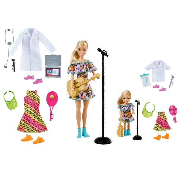 

Набор кукла Барби и Челси серия "Кем Быть" Интересная игра (GNF01) Barbie Mattel