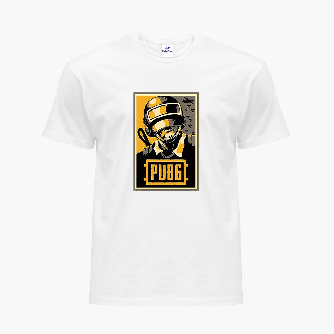

Детская футболка ПАБГ (PUBG) (9224-1179) 110-116 см Хлопок Белый