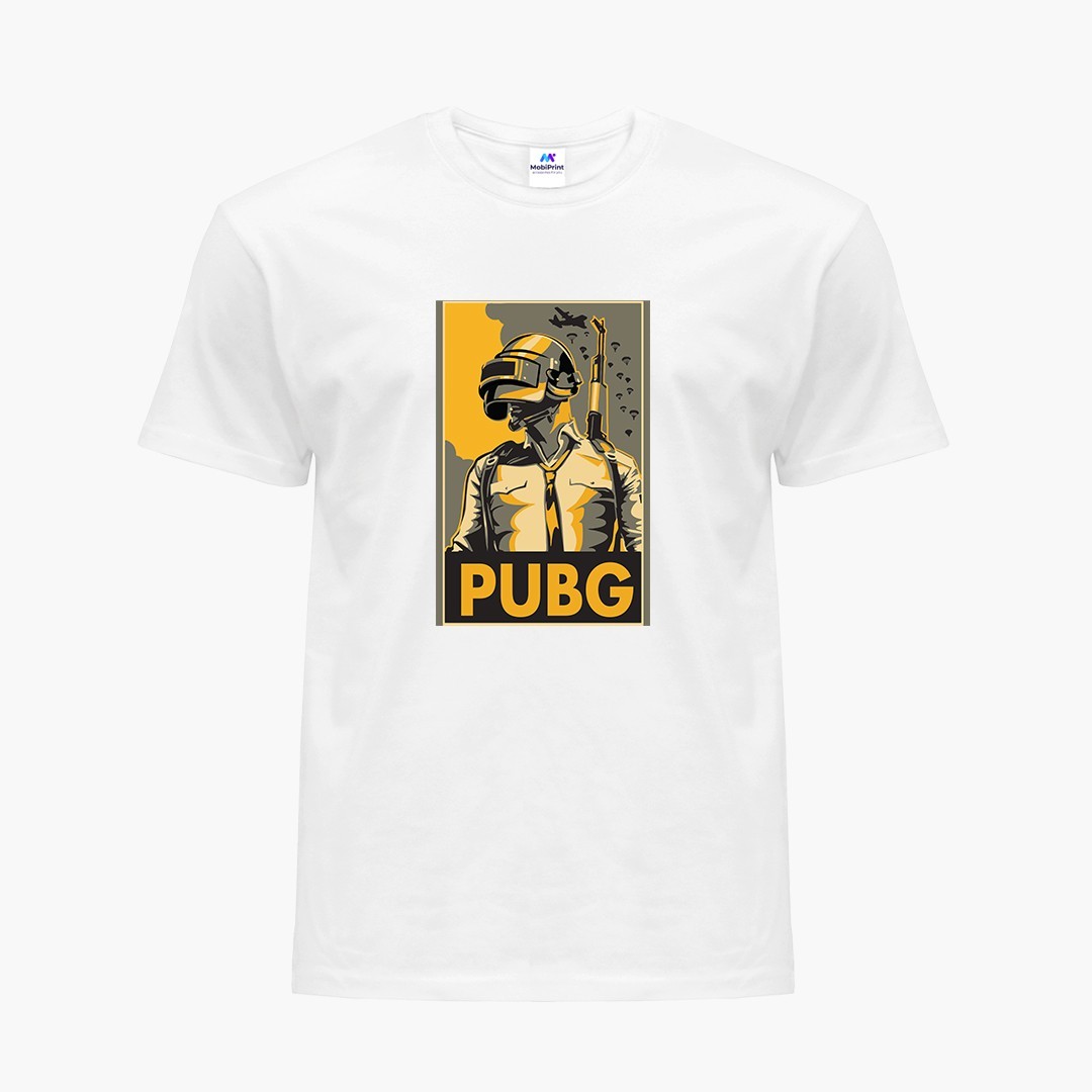 

Детская футболка ПАБГ (PUBG) (9224-1181) 110-116 см Хлопок Белый