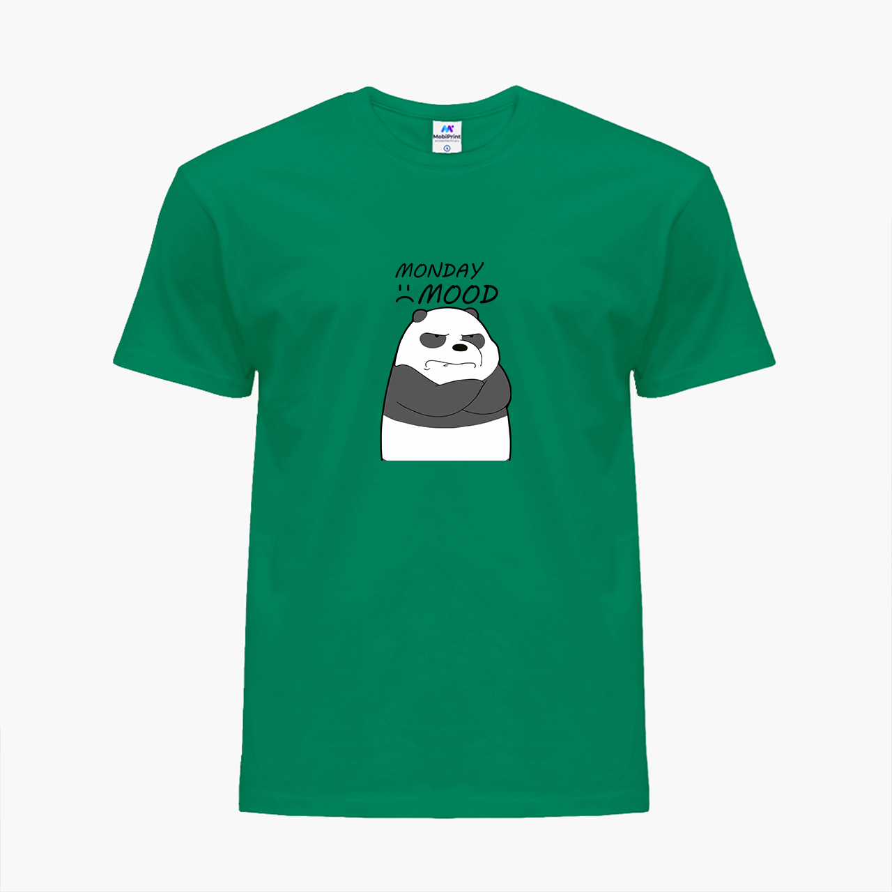 

Детская футболка для мальчиков Вся правда о медведях (We Bare Bears) (25186-2899-74) 122-128 см Хлопок Темно-зеленый