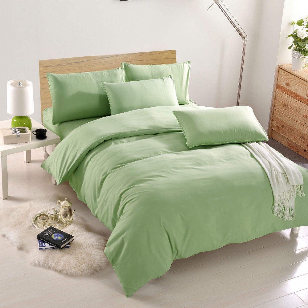 

Комплект постельного белья Light green Евро Наша Швейка Светло-зеленый