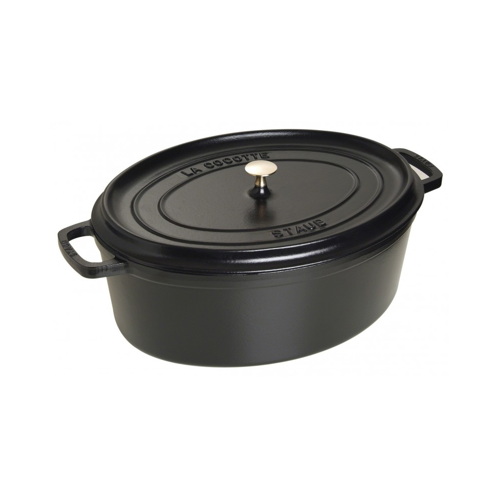 

Кокотница чёрная овальная, диам. 41 см - Staub - 40509-509-0