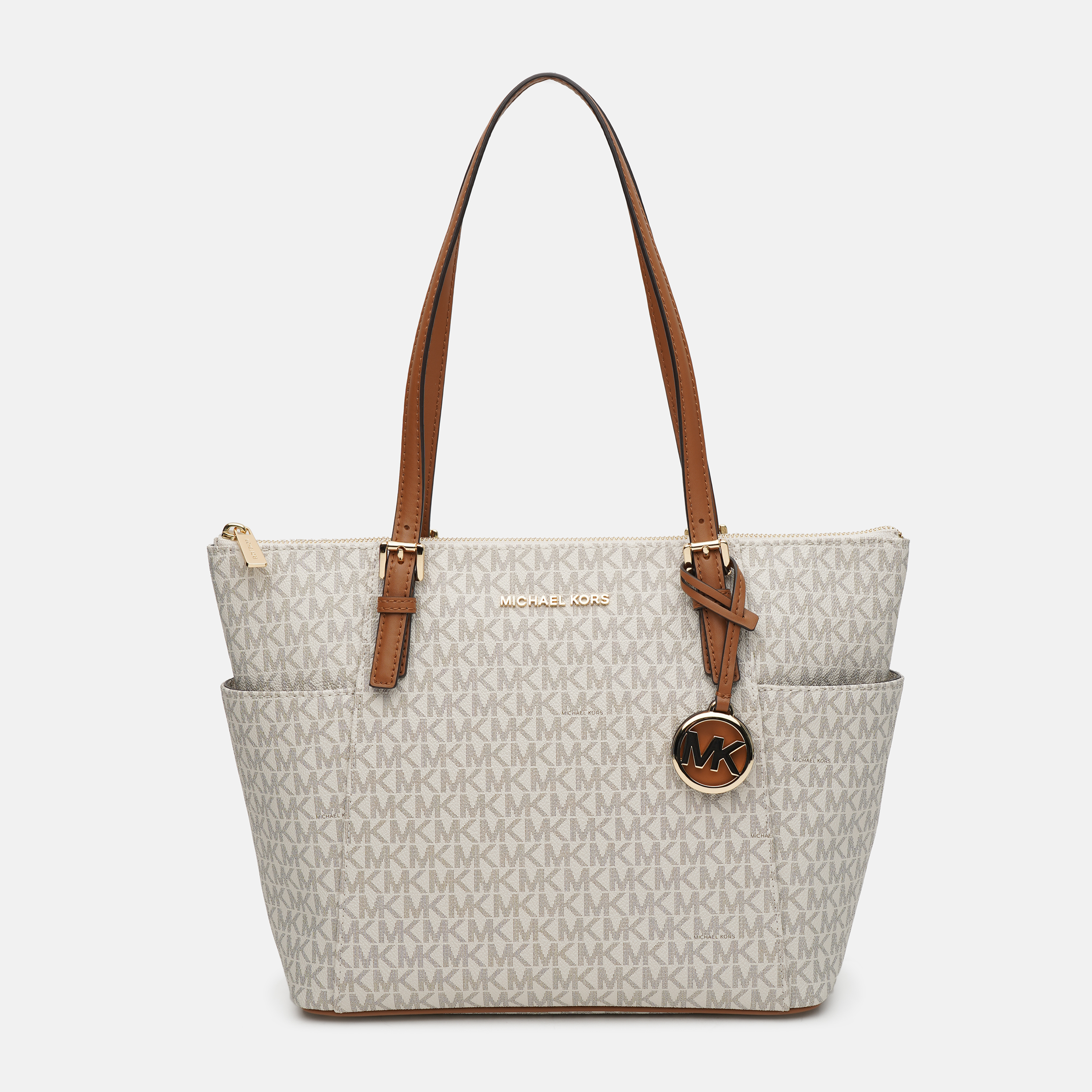 

Женская сумка Michael Kors Jet Set Item 30S0GTTT1B-149 Vanilla/Acrn