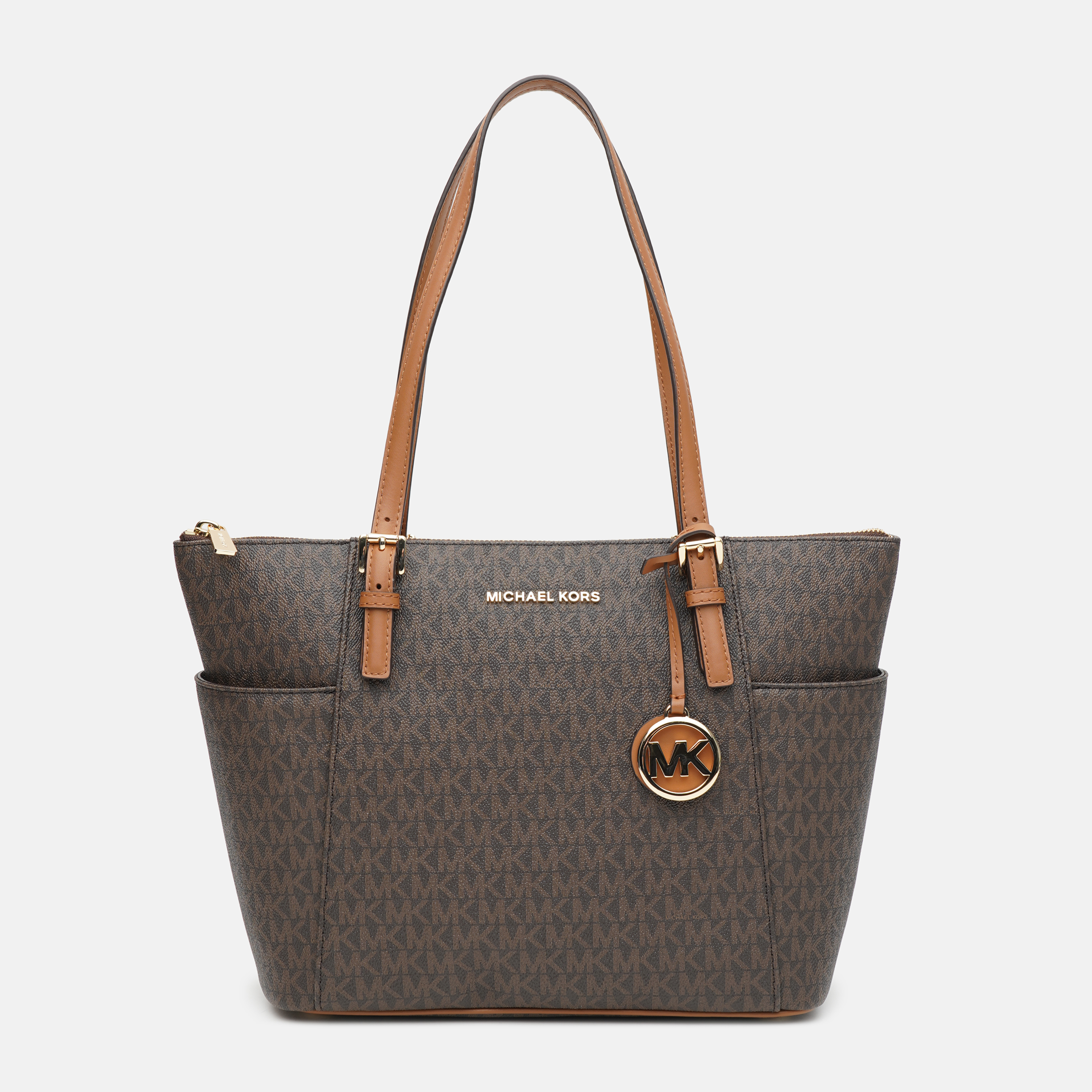 

Женская сумка Michael Kors Jet Set Item 30S0GTTT1B-252 Brn/Acorn