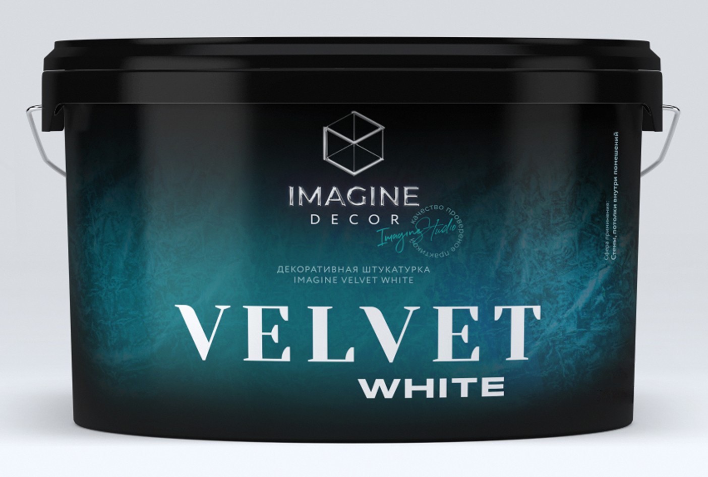 

Перламутровая фактурная штукатурка Imagine Decor "Velvet White" 1 кг