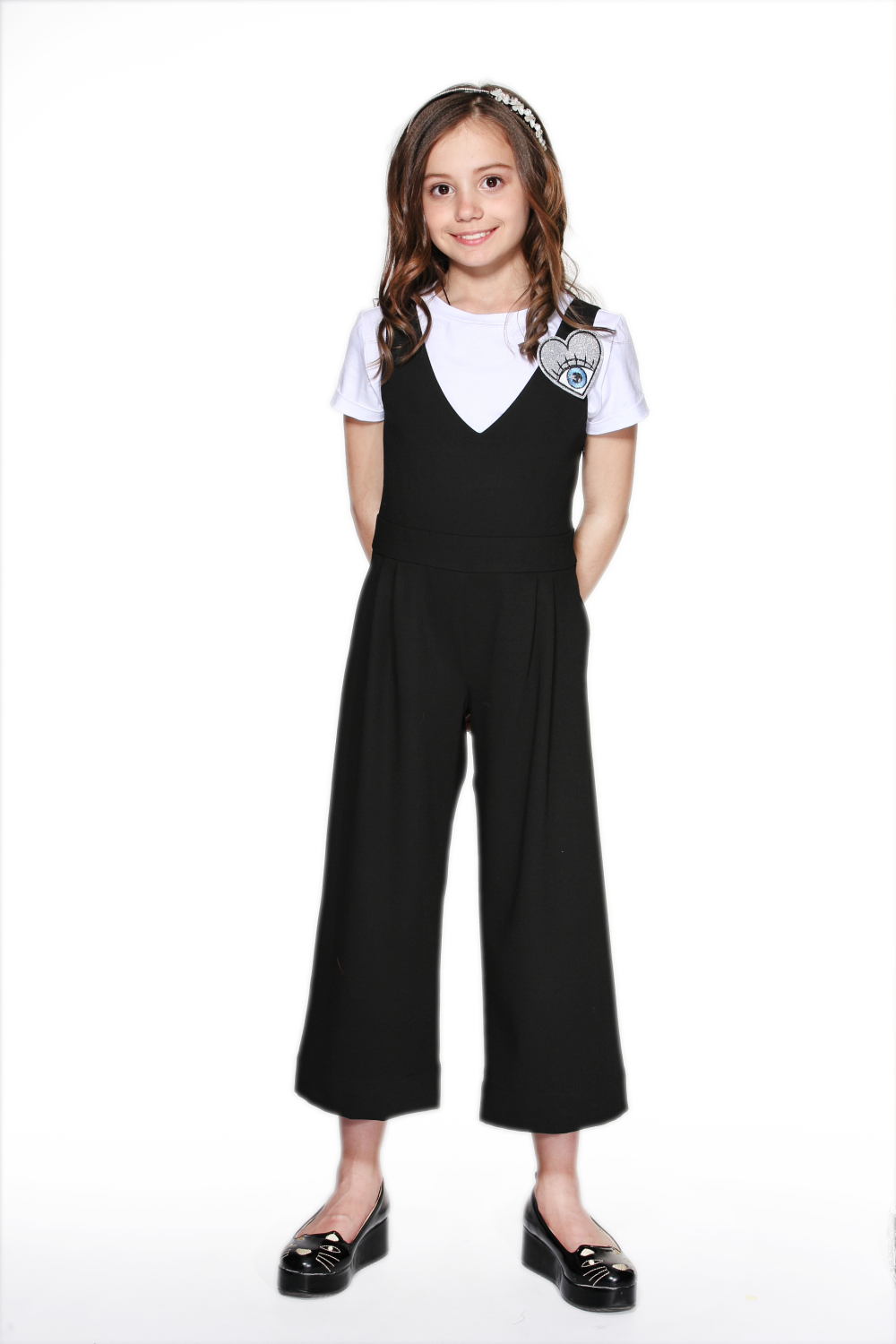 

Комбинезон с V-образным вырезом Lukas Kids 128 черный(9205)