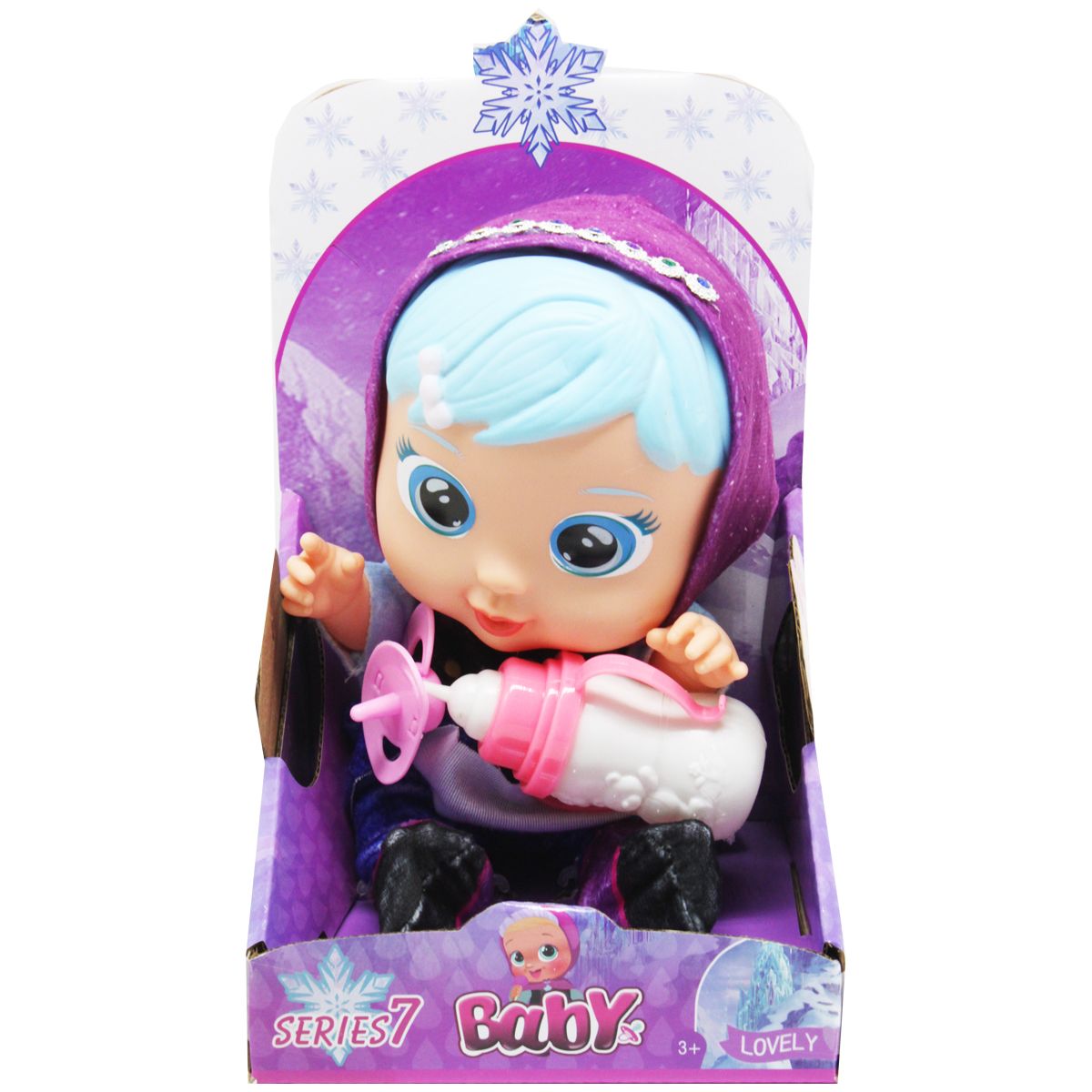 

Пупс Cry Babies в фиолетовом MiC (3666-196) (179927)
