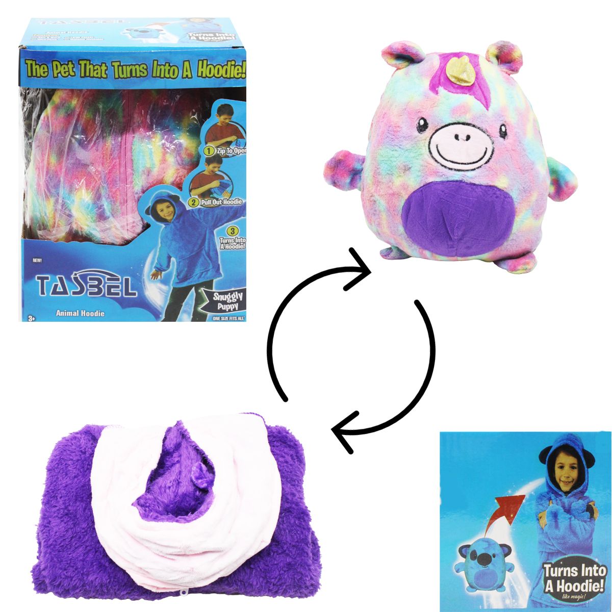 

Худи-трансформер Huggle Pets Единорог MiC (4136) (179227)