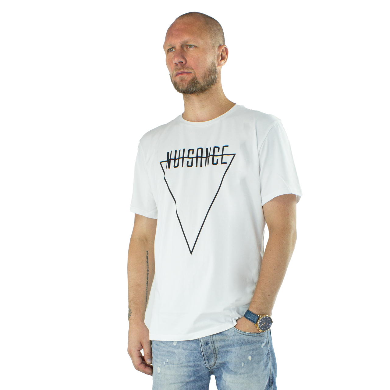 

Мужская футболка с принтом Nuisance Белая XXXL (717893-white, Мужская футболка с принтом Nuisance Белая XXXL (717893-white-3XL)