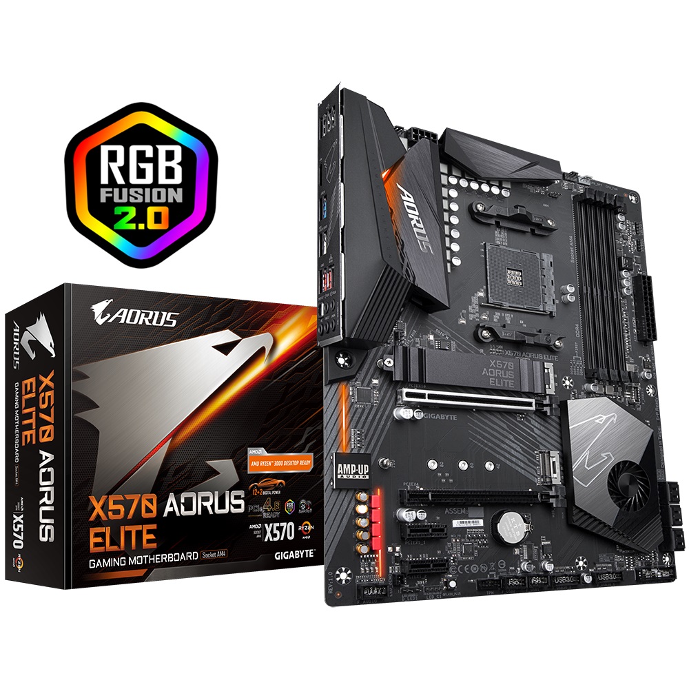 

Материнская плата Gigabyte X570 Aorus Elite Socket AM4