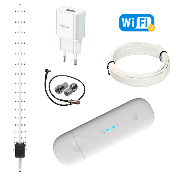 

Комплект 4G USB Wi-Fi Модем ZTE MF79U + 3G/4G антенна «Mobile Guard» (скорость до 150 Мбит/c)