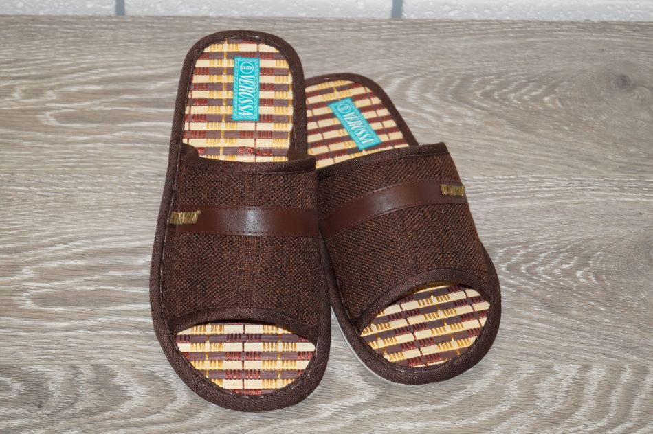 

Комнатные тапочки Plaazzo K08-1 45 (28,5 см) коричневые