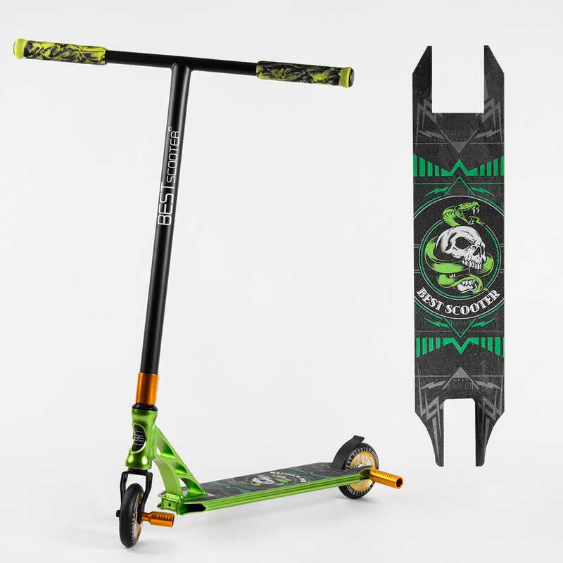 

Самокат трюковый 85784 Best Scooter HIC-система, пеги, алюминиевый диск и дека, анодированная покраска, колёса PU, d=110мм, ширина руля - 60 см