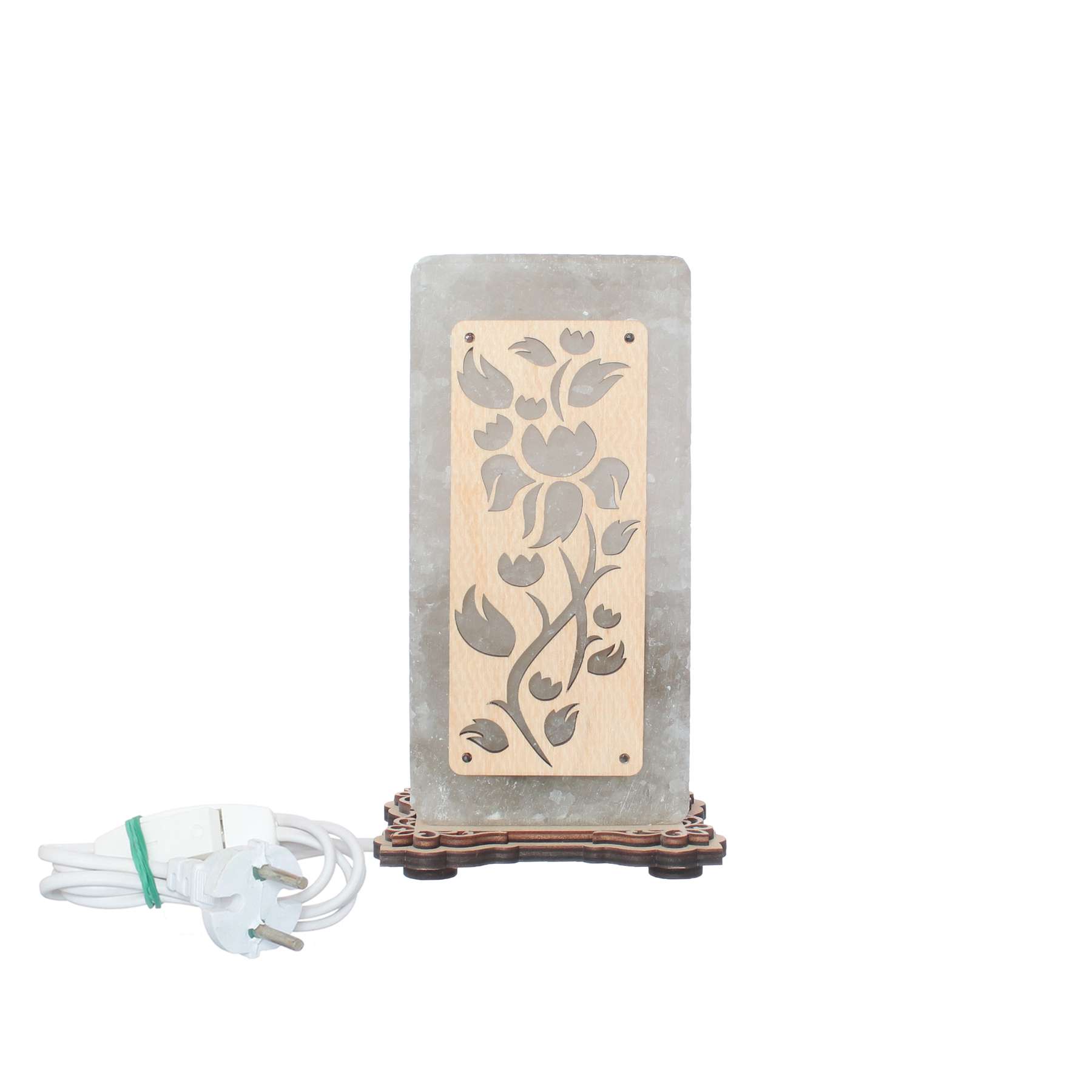 

Светильник соляной с фанерной накладкой (ПР 16-2)