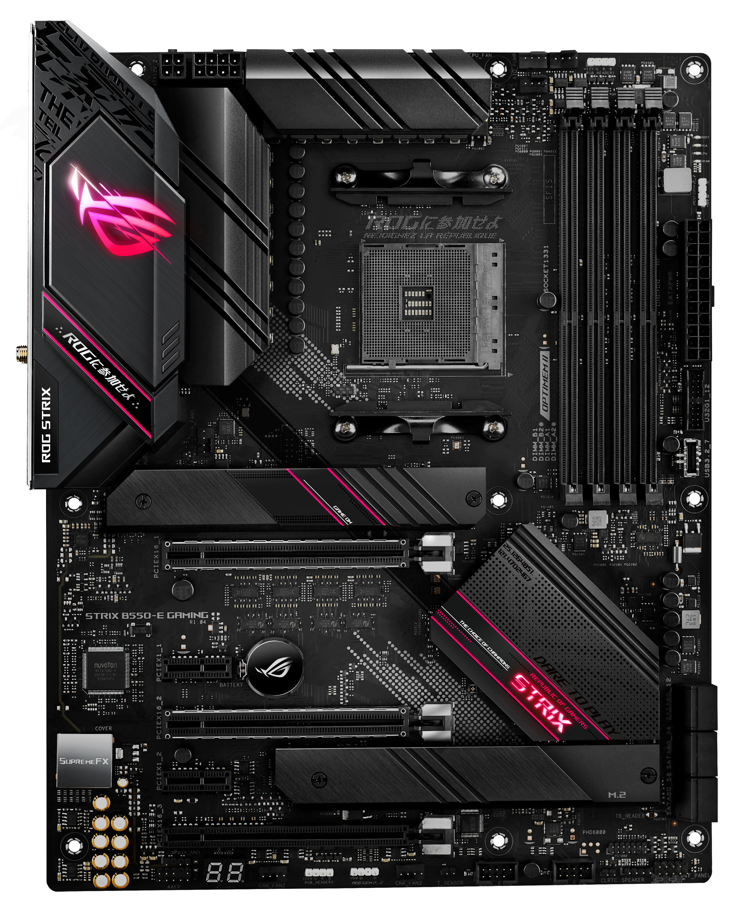 Акція на Материнская плата Asus ROG Strix B550-E Gaming (sAM4, AMD B550, PCI-Ex16) від Rozetka UA