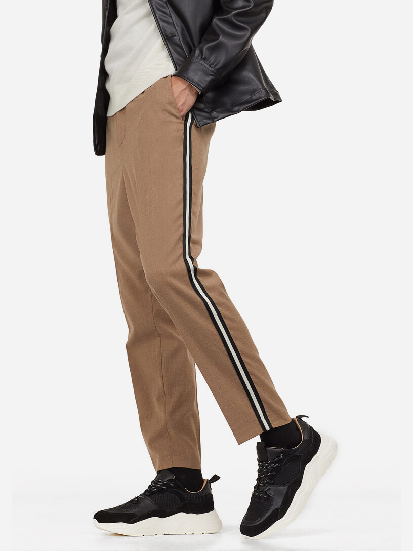 

Штаны H&M 60942609  Коричневые с черным, Штаны H&M 60942609 32 Коричневые с черным