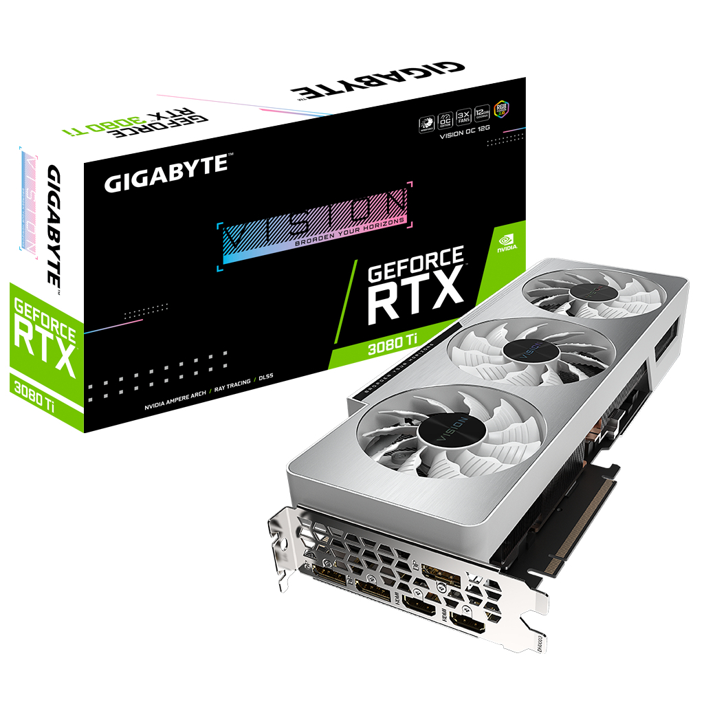 

Видеокарта GIGABYTE GeForce RTX3080Ti 12Gb VISION OC (GV-N308TVISION OC-12GD)