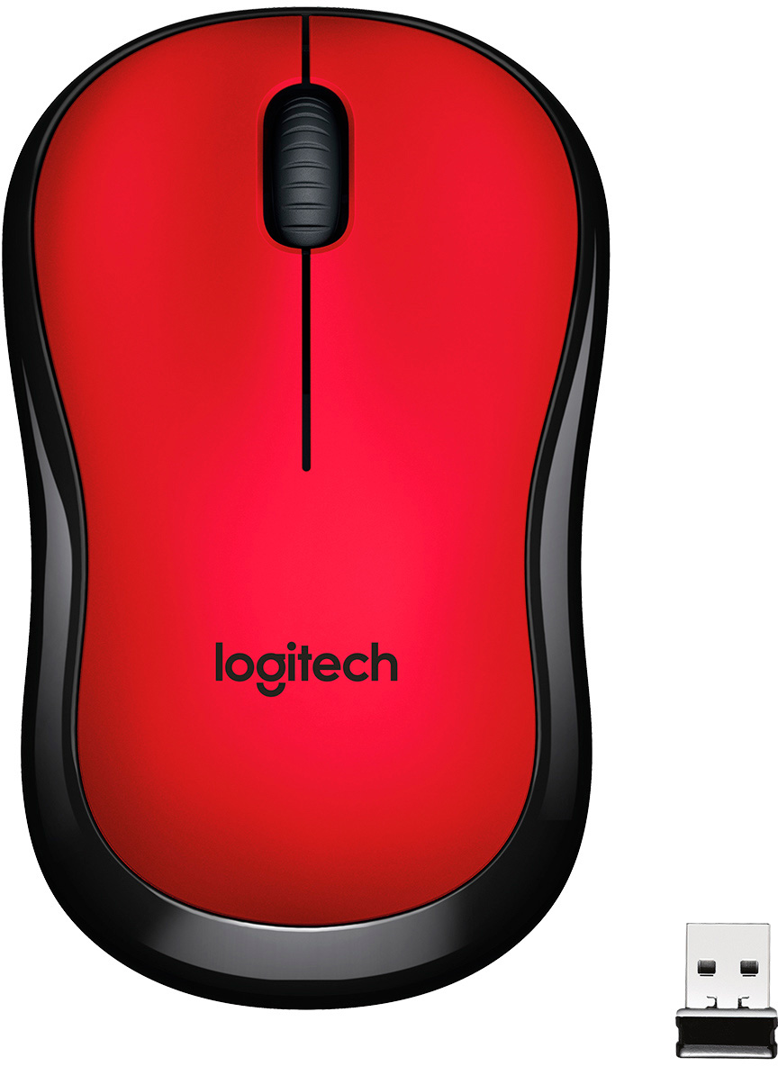 

Мышь Logitech M220 Silent Wireless Black/Red (910-004880)