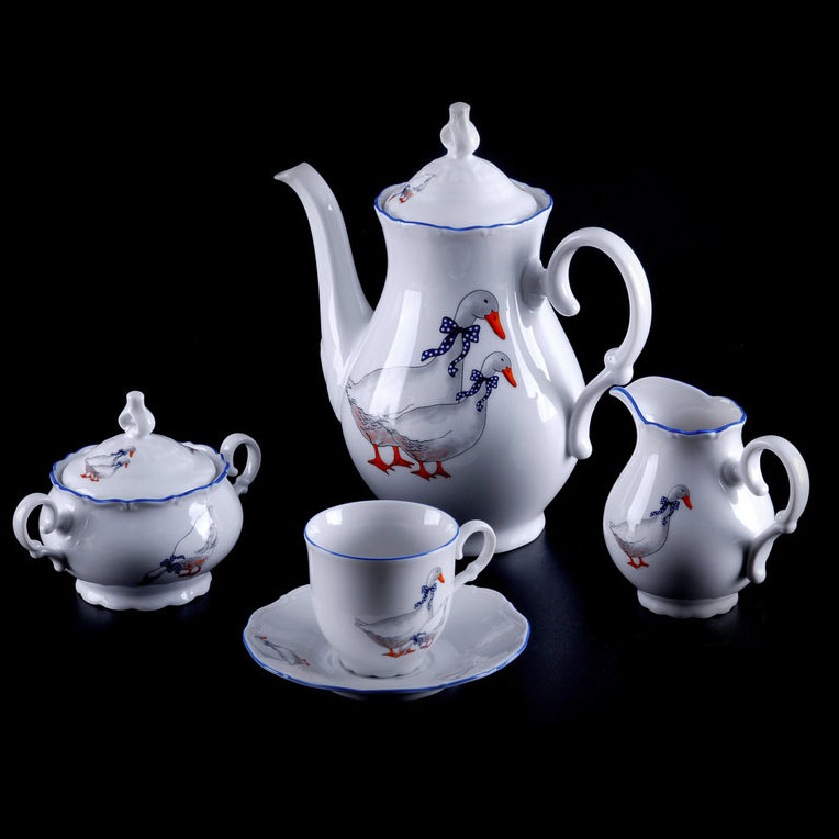 

Кофейный сервиз 17пр./6п. constance Thun фарфор Чехия