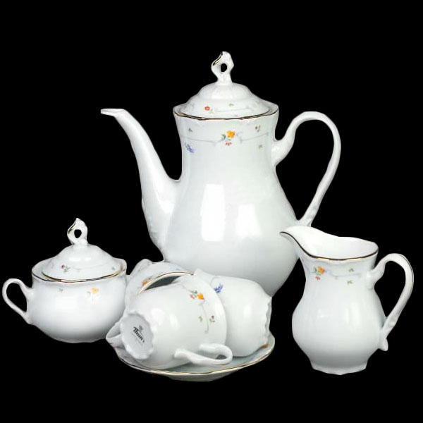 

Кофейный сервиз 17пр./6п . constance Thun фарфор Чехия