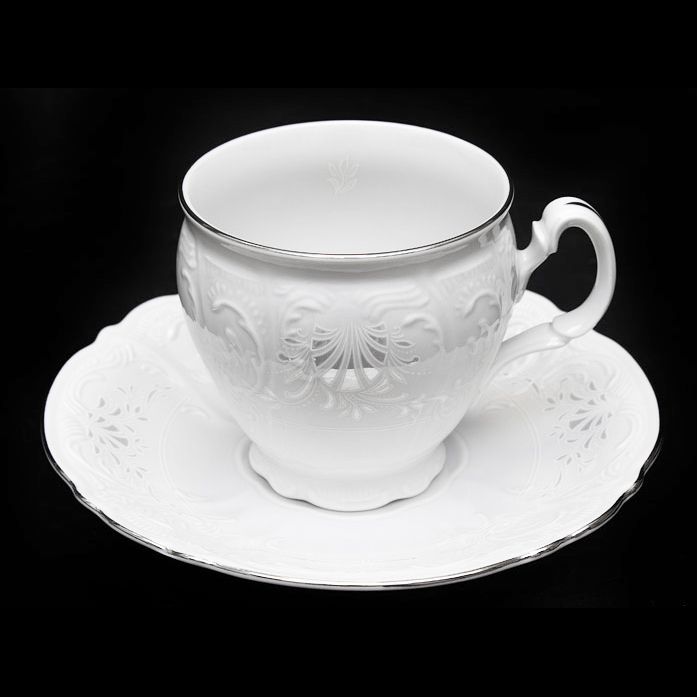 

Чашка с блюд . выс. н / н 160 ( 240мл ) 12пр./6п . bernadotte Thun фарфор Чехия