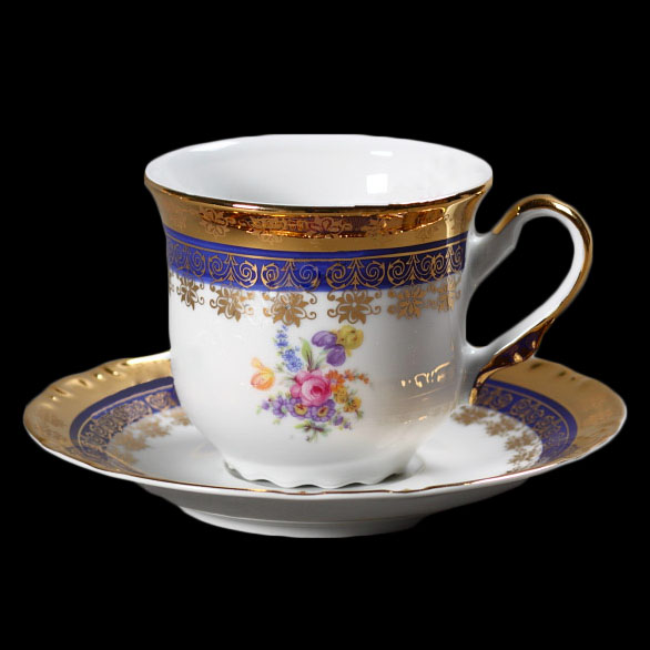

Чашка с блюдцем 155 ( 230мл ) 12пр./6п . constance Thun фарфор Чехия
