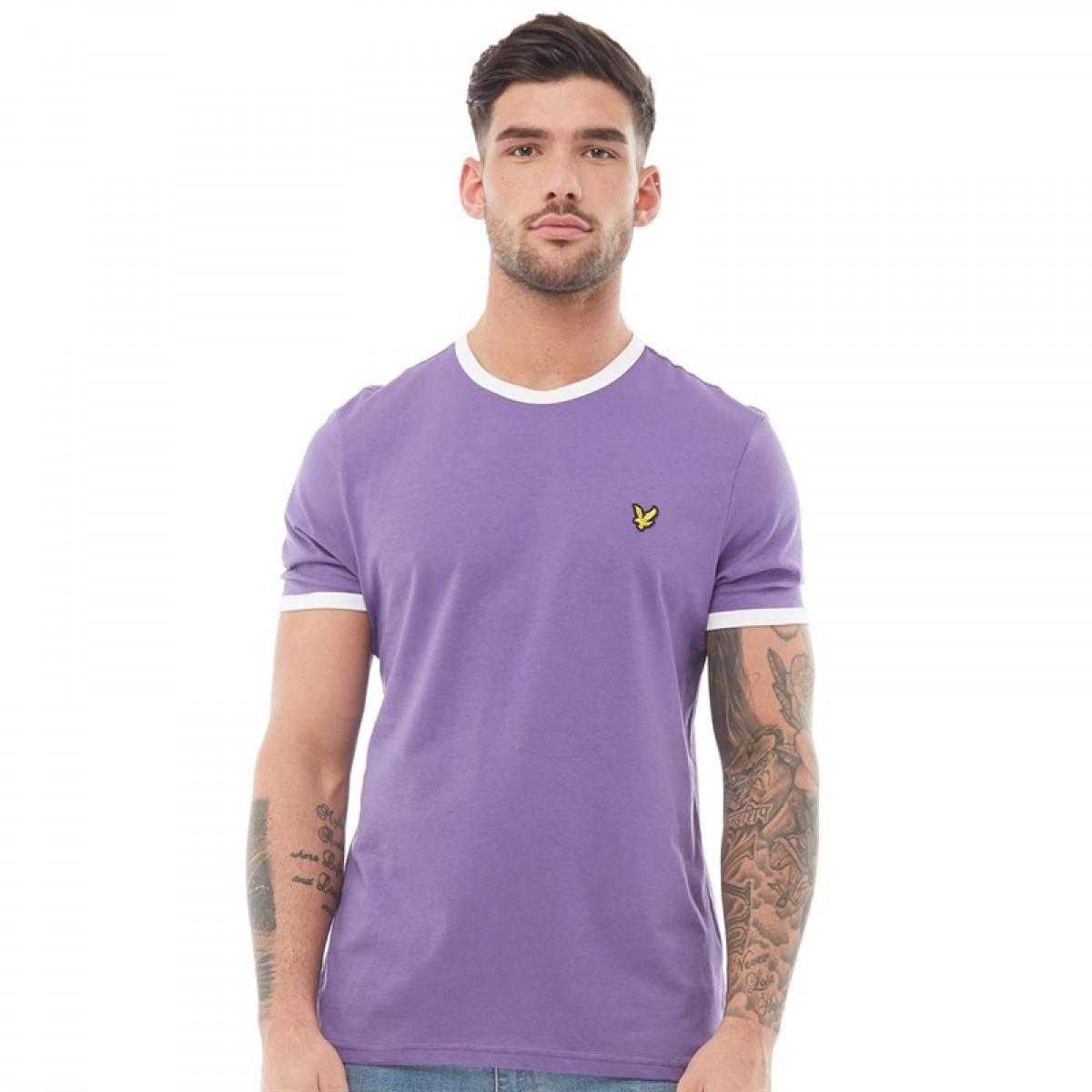 

Футболка Lyle And Scott Vintage Ringer Violet/White Dark Lilac, S (42)