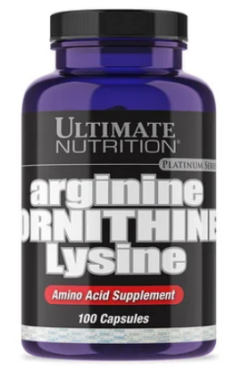 

Аминокислотный комплекс Ultimate Nutrition Arginine ORNITHINE Lysine 100 таб