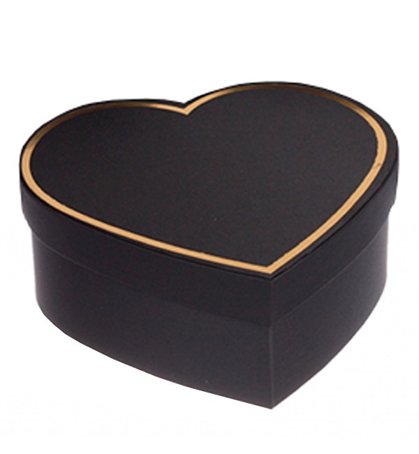 

Подарочная коробка "Black heart", 30*27,5*12 см., материал - картон высокого качества