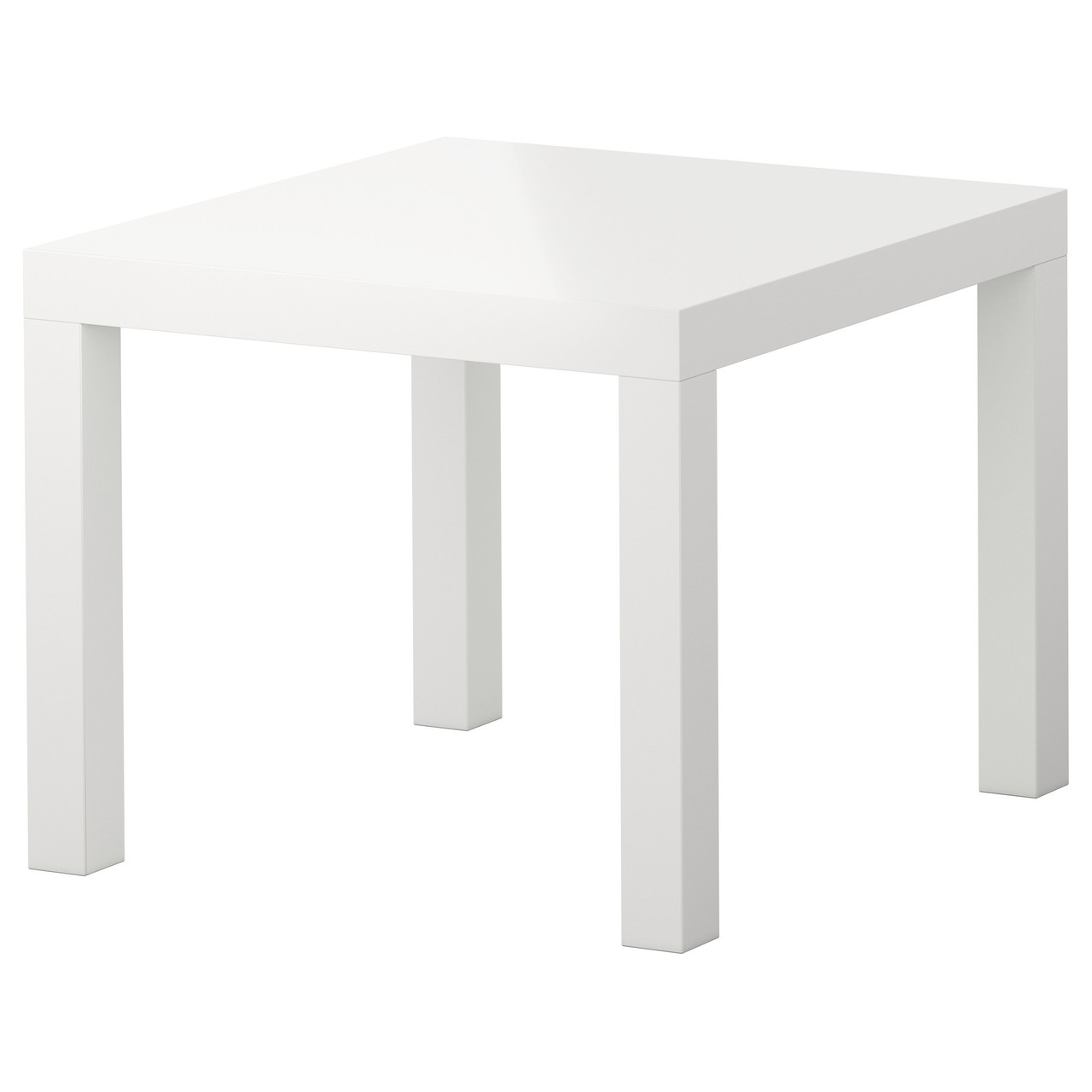 

Журнальный стол IKEA (ИКЕА) LACK 55x55см полированный белый (601.937.36)