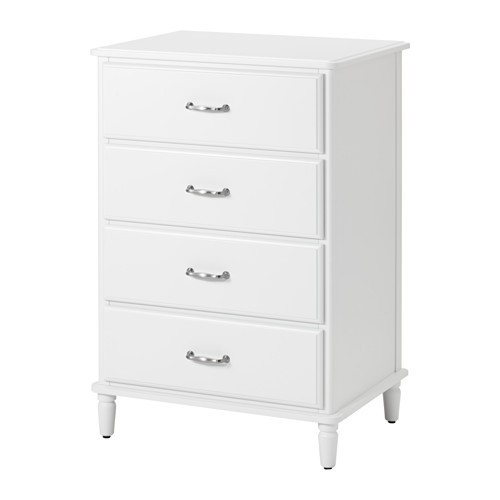

Комод с 4 ящиками IKEA (ИКЕА) TYSSEDAL 67x102см белый (103.913.24)