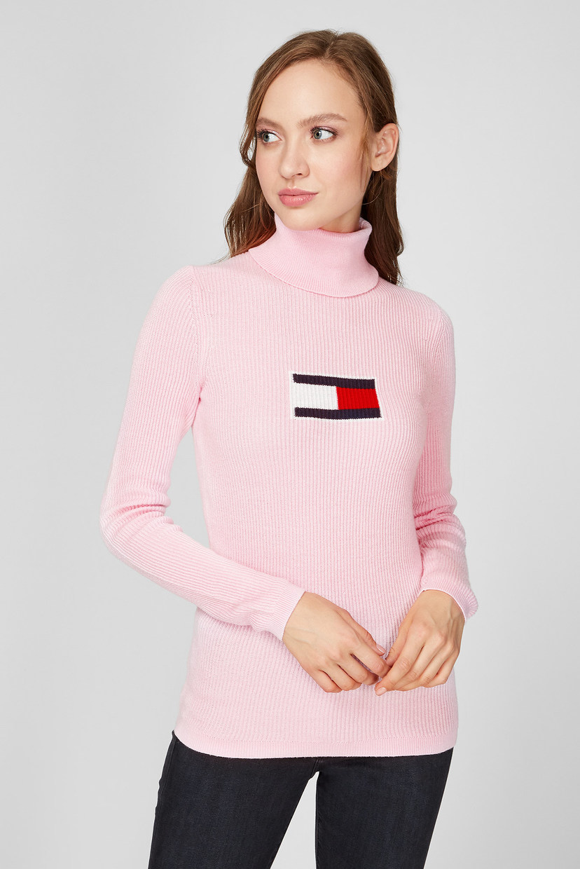 

Женский розовый гольф Tommy Hilfiger S DW0DW08857