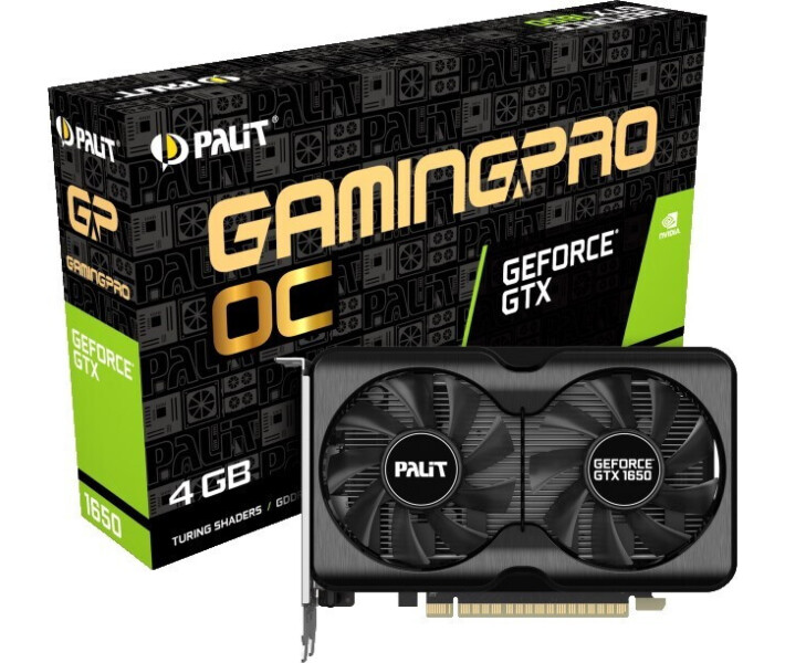 

Відеокарта GF GTX 1650 4GB GDDR6 GamingPro OC Palit (NE61650S1BG1-1175A)