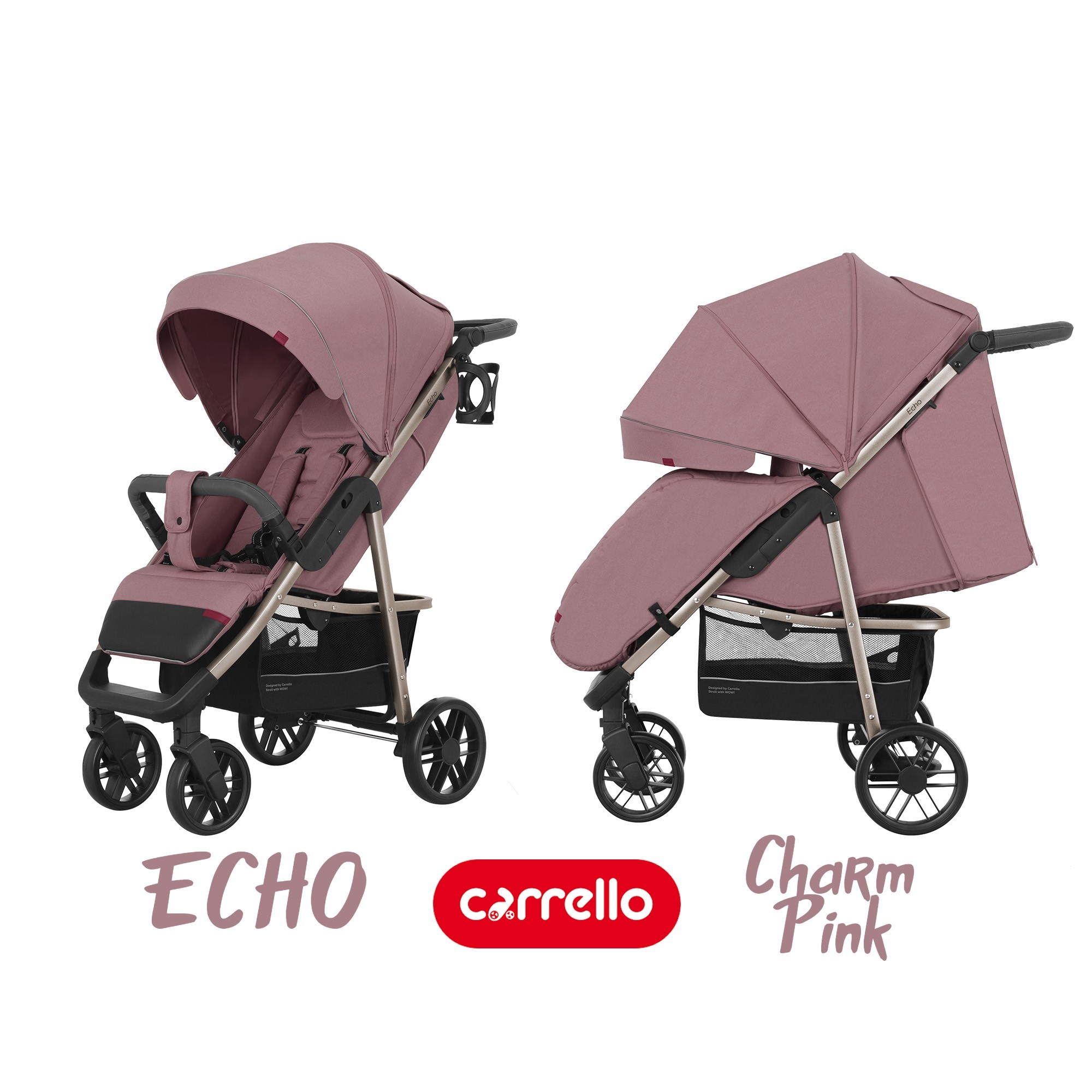 

Прогулочная коляска Carrello Echo CRL-8508 Charm Pink