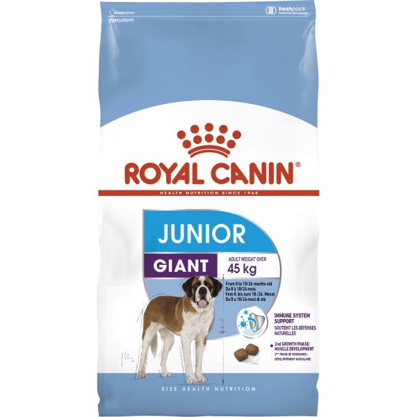 

Сухой корм Royal Canin Giant Junior для щенков гигантских пород до 24 месяцев 15 кг