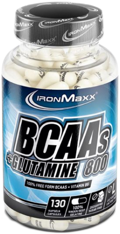 

Аминокислота IronMaxx BCAA´s + Glutamine 800 130 капсул (4260196290340)
