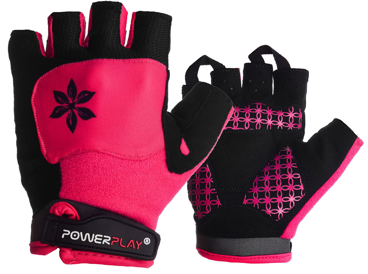 

Велоперчатки женские PowerPlay 5284 C Розовые S