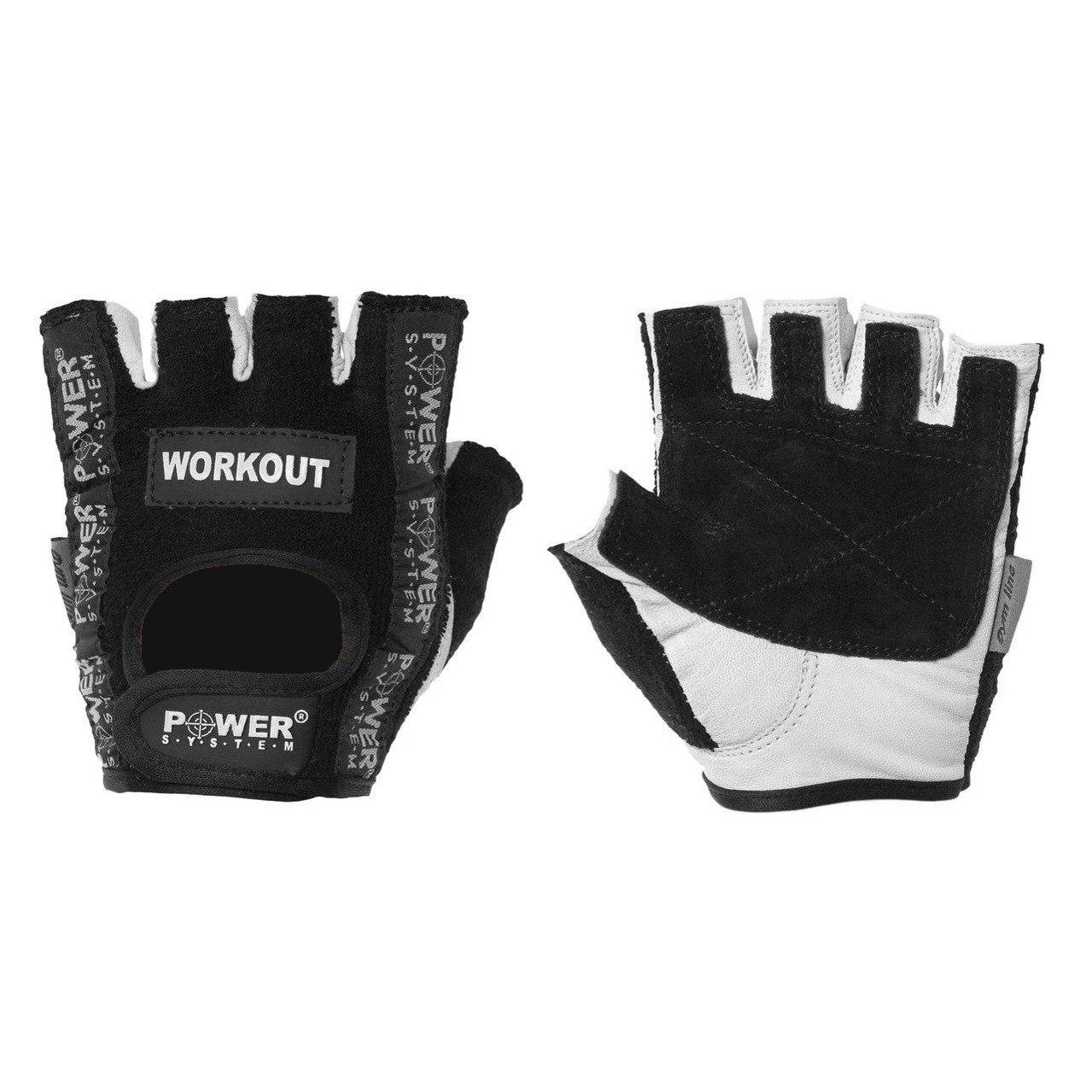 

Рукавички для фітнесу і важкої атлетики Power System Workout PS-2200 Black XS